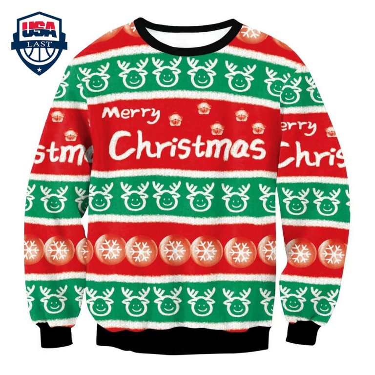 Merry Christmas Snowflakes Ugly Christmas Sweater - Good look mam