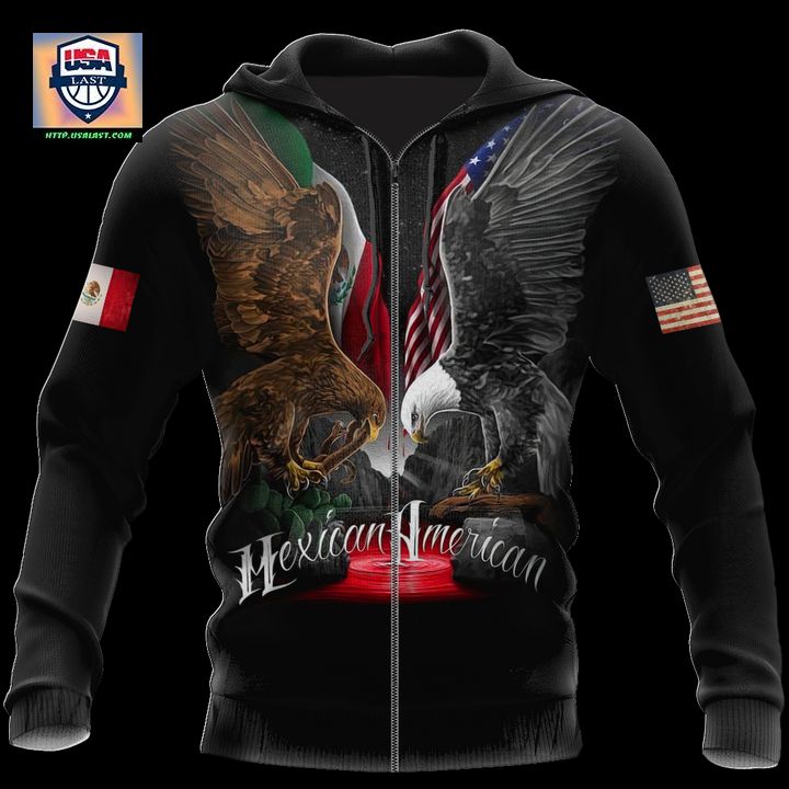 Mexican American 3D All Over Print Hoodie - Out of the world