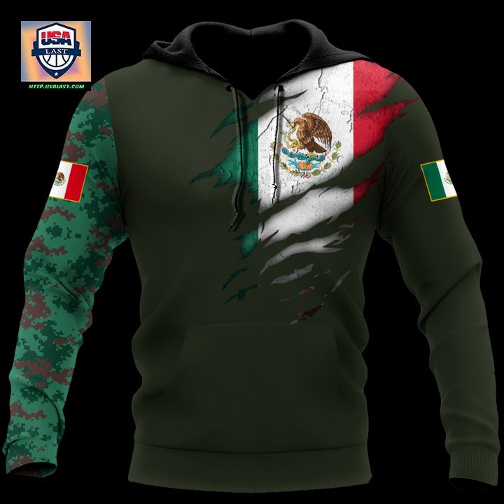 Mexican American 3D All Over Print Hoodie T-Shirt - Looking so nice