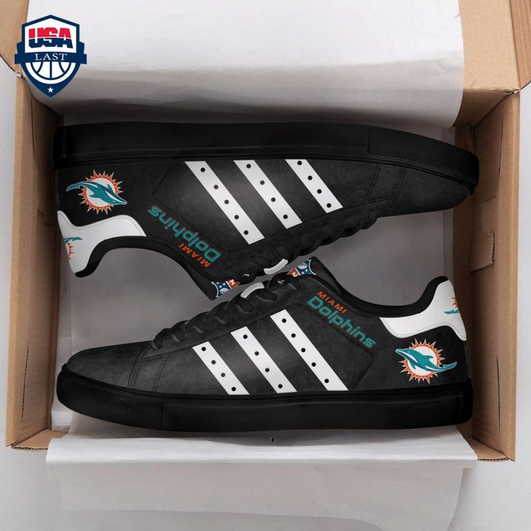 Miami Dolphins White Stripes Stan Smith Low Top Shoes - Ah! It is marvellous