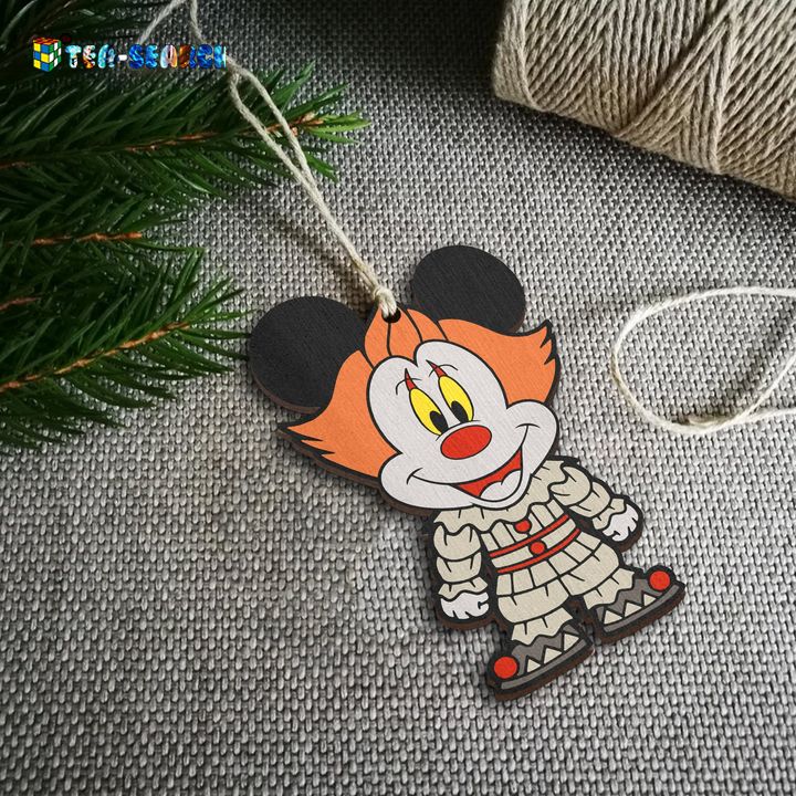 Mickey Mouse Pennywise Hanging Ornament - Best couple on earth