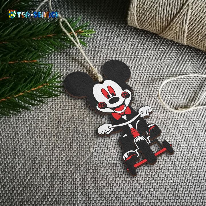 Mickey Mouse Saw Billy Puppet Hanging Ornament - Nice photo dude