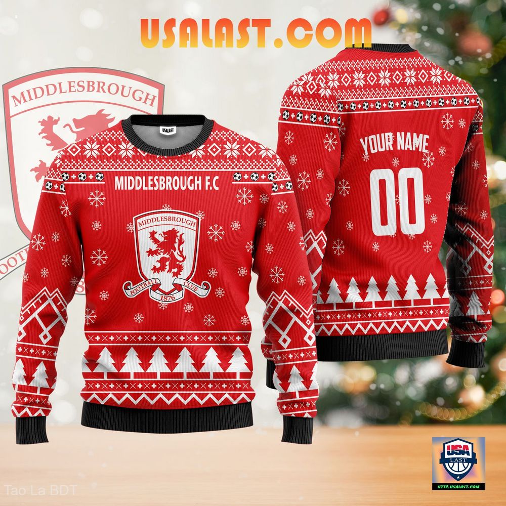 Middlesbrough F.C Ugly Christmas Sweater Red Version – Usalast