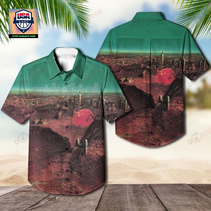 Midnight Oil Red Sails in the Sunset Album Hawaiian Shirt – Usalast