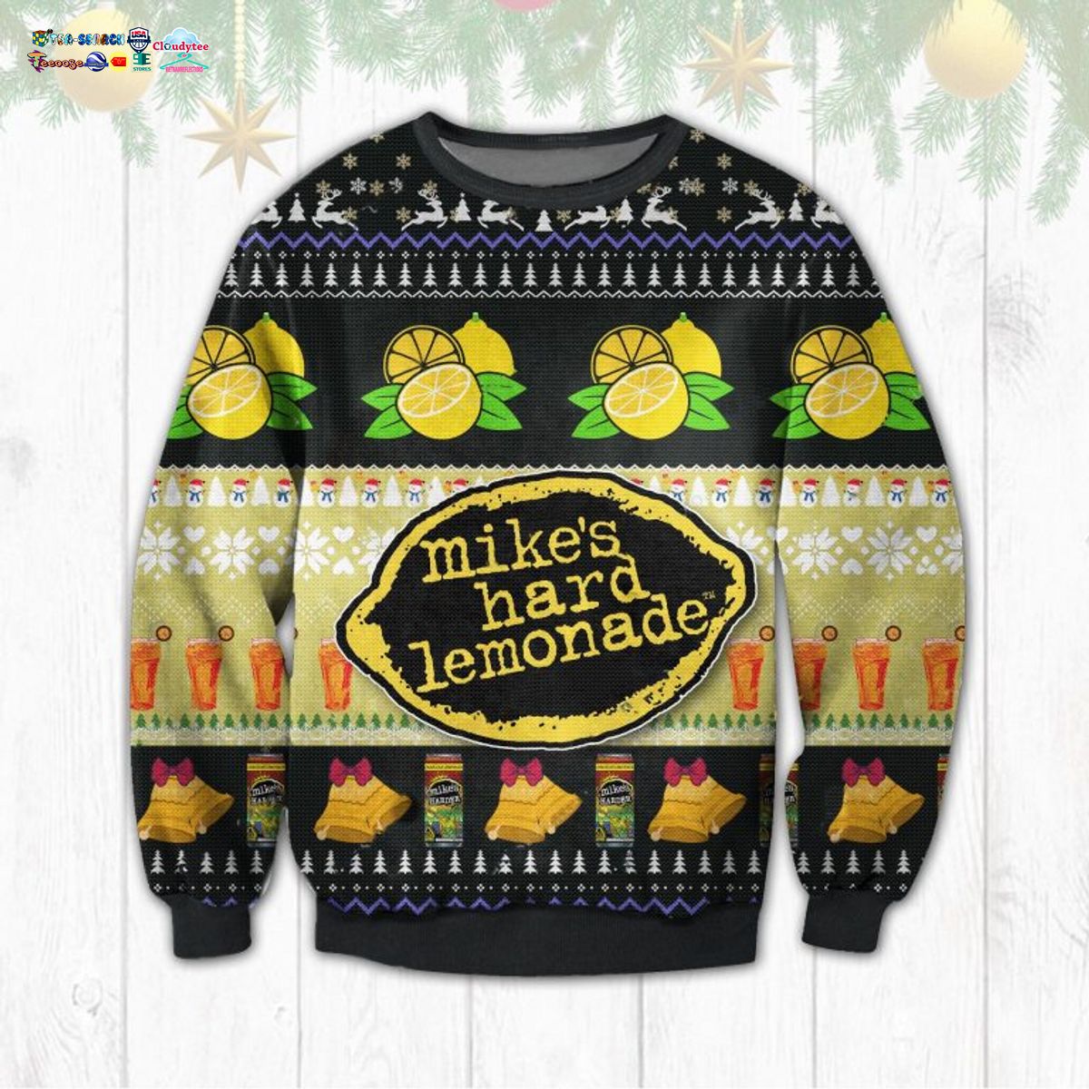 Mike's Hard Lemonade Ugly Christmas Sweater
