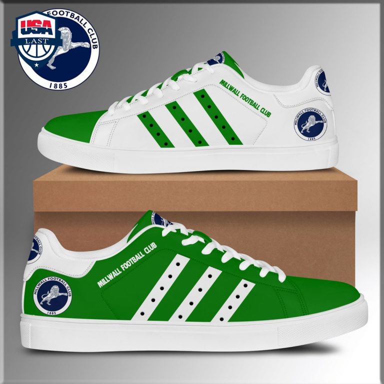 Millwall Football Club Green White Stan Smith Low Top Shoes - Wow, cute pie