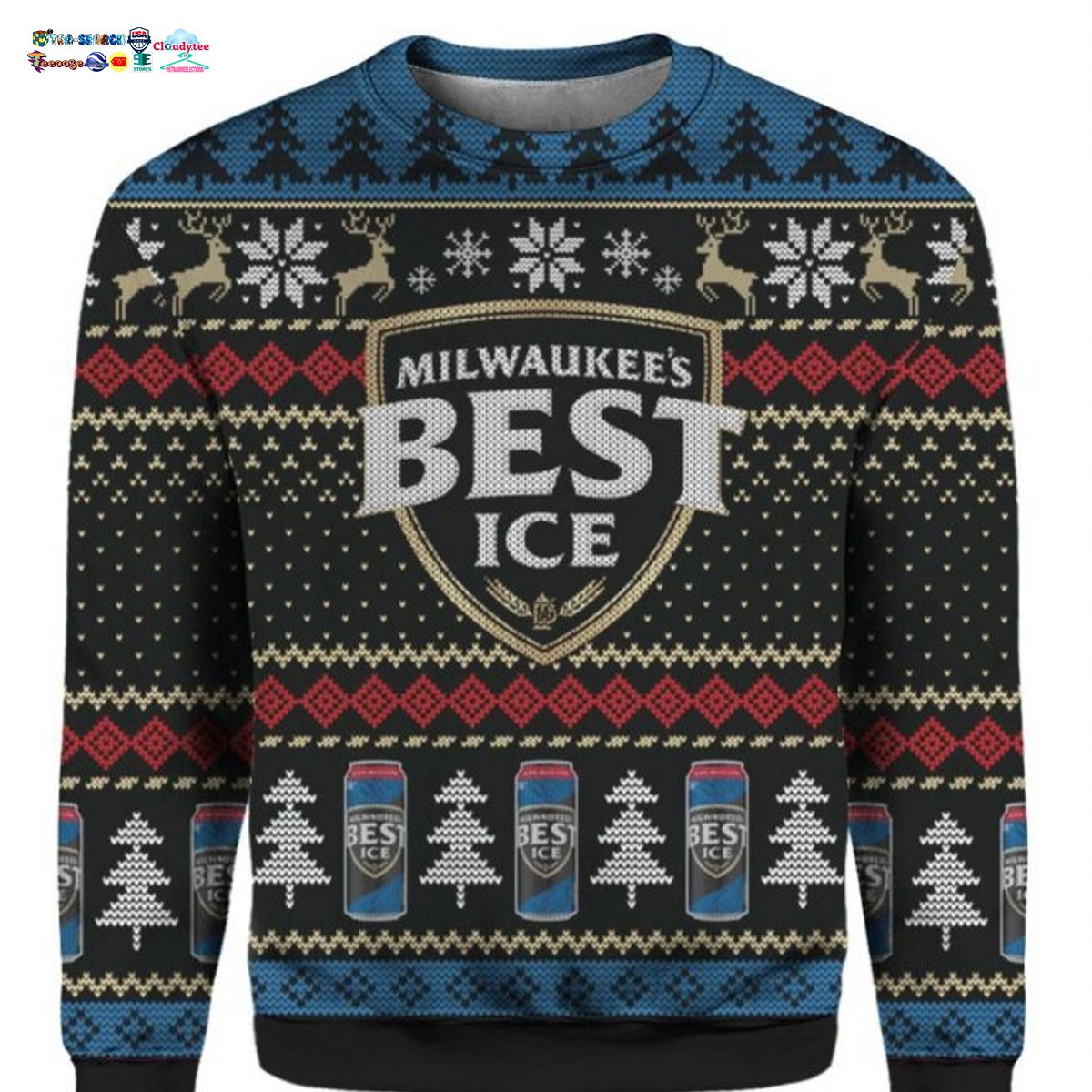 Milwaukee’s Best Ice Ugly Christmas Sweater