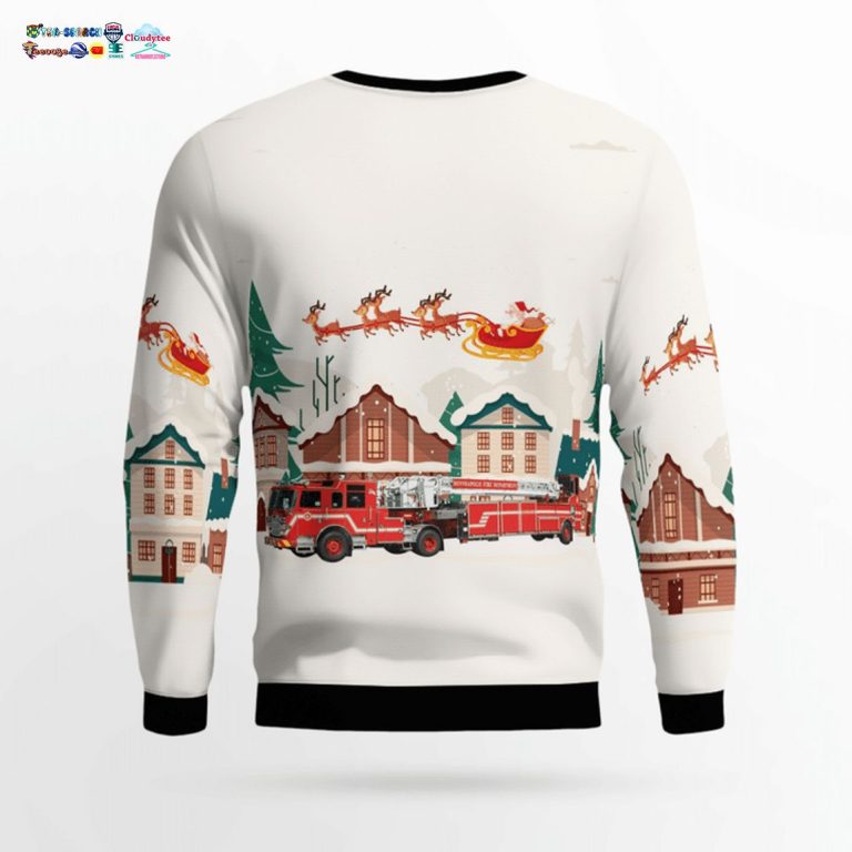 Minneapolis Fire Department 3D Christmas Sweater - You look elegant man