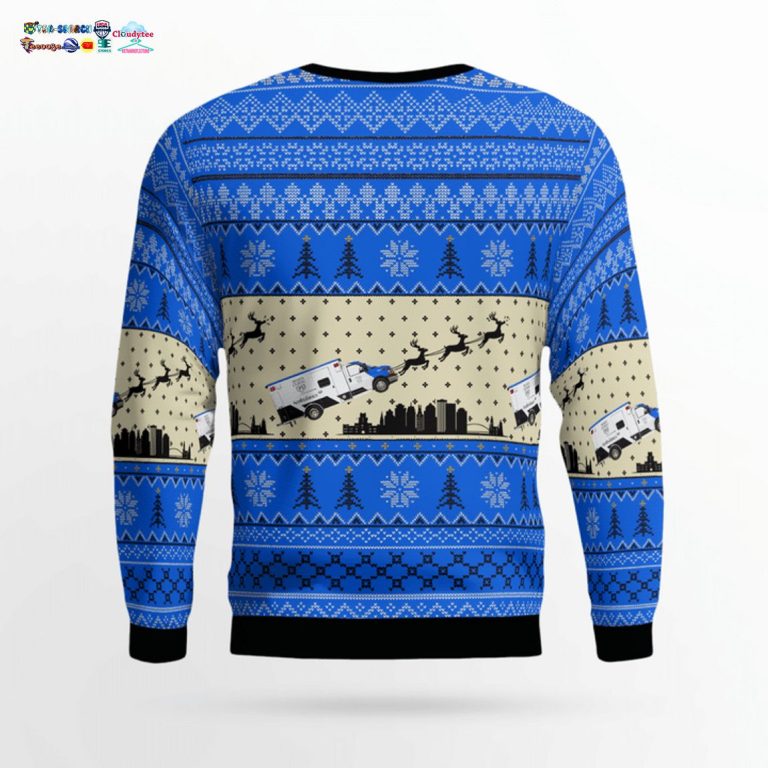 Minnesota Mayo Clinic Ambulance Service Ver 3 3D Christmas Sweater - Coolosm