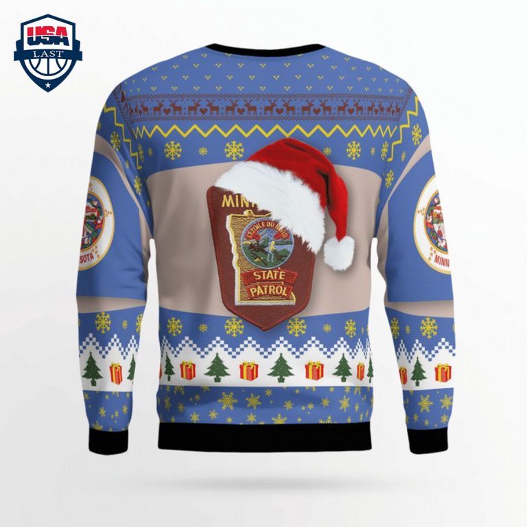 Minnesota State Patrol 3D Christmas Sweater - You look handsome bro