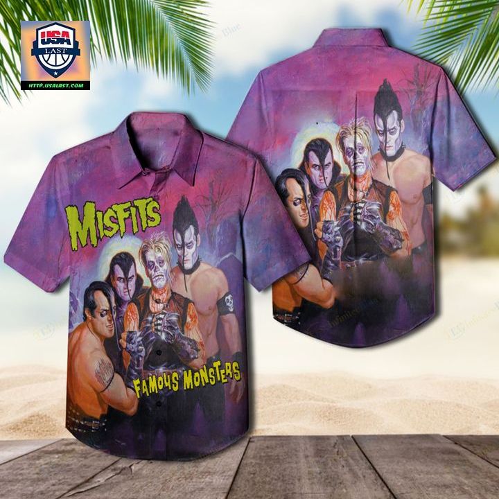 Misfits Band Famous Monsters Album Hawaiian Shirt – Usalast