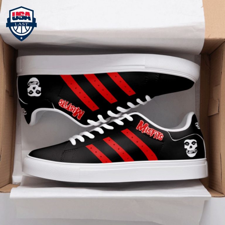 Misfits Red Stripes Stan Smith Low Top Shoes - Stand easy bro