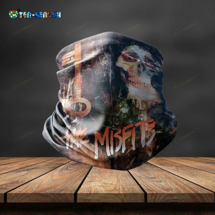 Misfits Rock Band 3D Bandana Neck Gaiter - Wow! What a picture you click