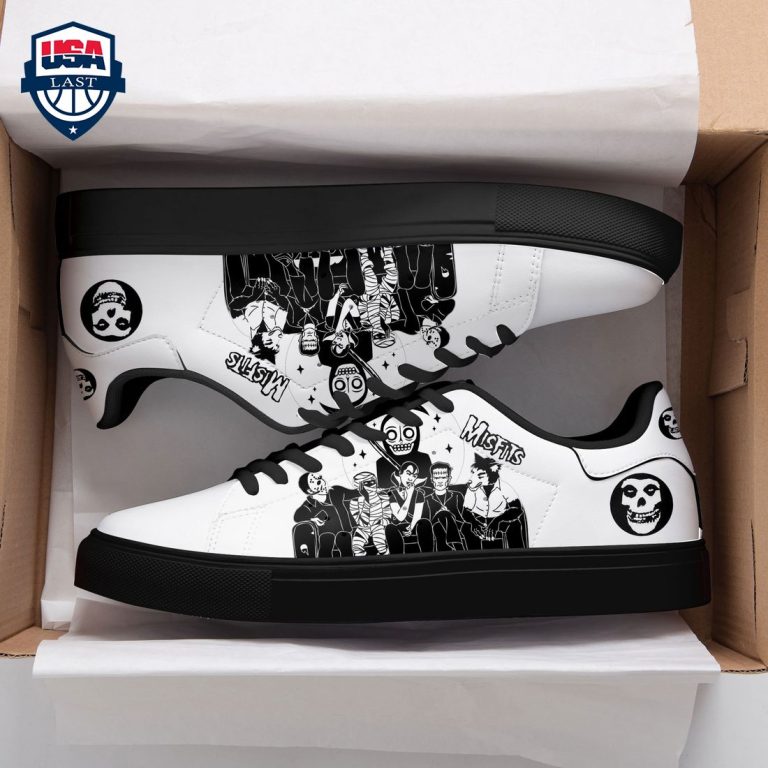 Misfits White Stan Smith Low Top Shoes - Wow, cute pie