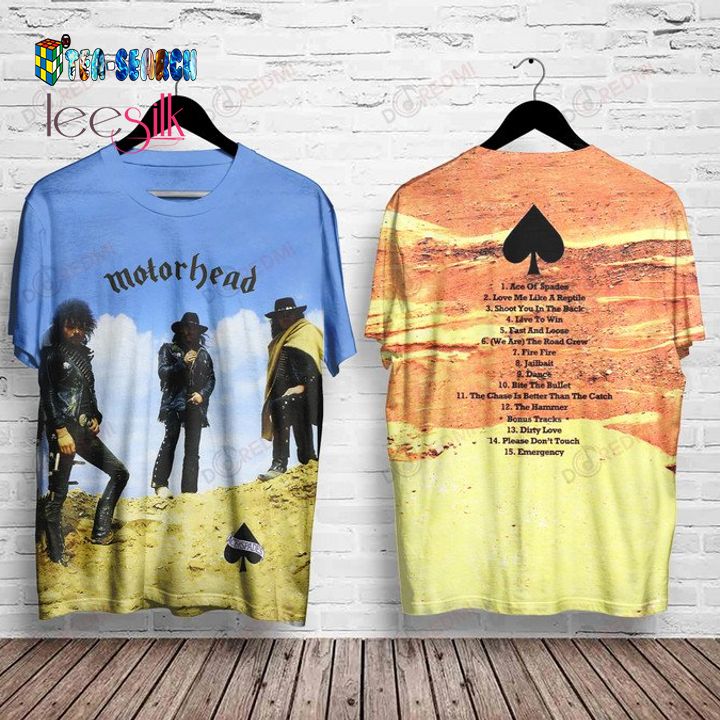 Motörhead Ace of Spades 3D All Over Print Shirt – Usalast