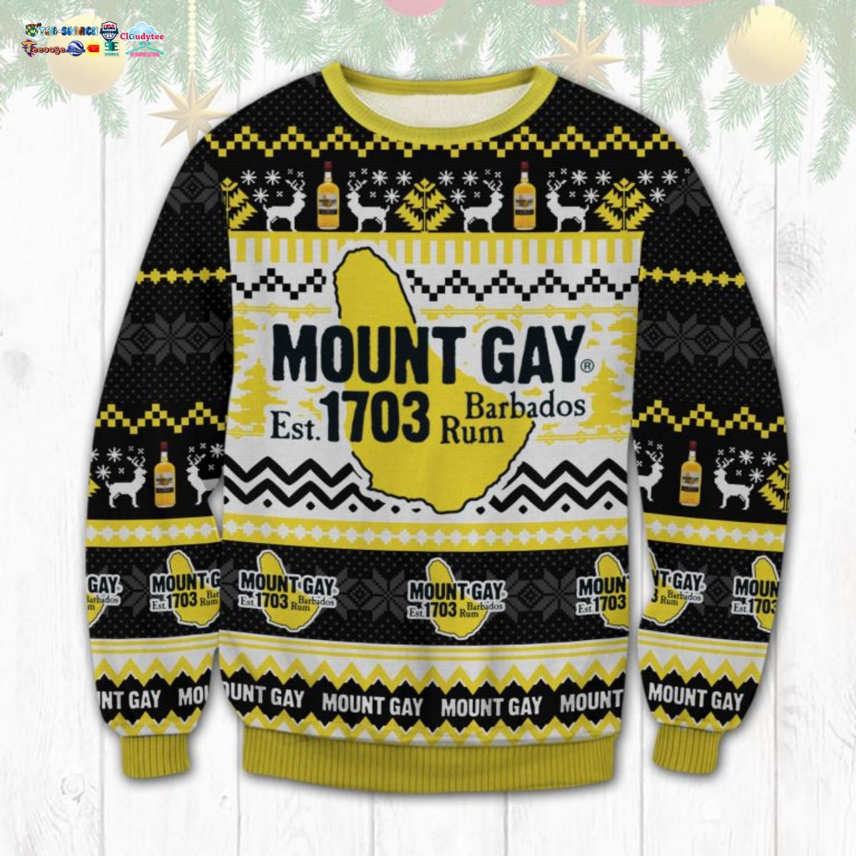 Mount Gay Ugly Christmas Sweater - Wow! What a picture you click