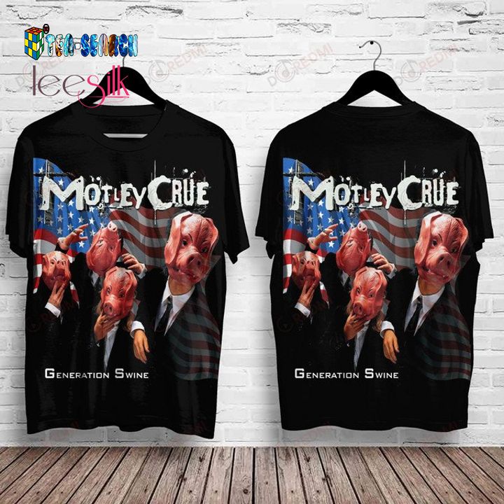 Mötley Crüe Generation Swine 3D All Over Print Shirt – Usalast
