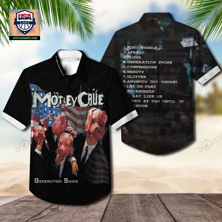 Mötley Crüe Generation Swine Album Hawaiian Shirt – Usalast