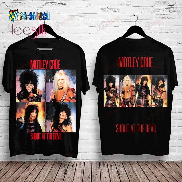 Mötley Crüe Shout at the Devil 3D All Over Print Shirt – Usalast