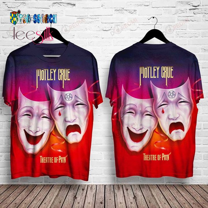 Mötley Crüe Theatre of Pain 3D All Over Print Shirt – Usalast