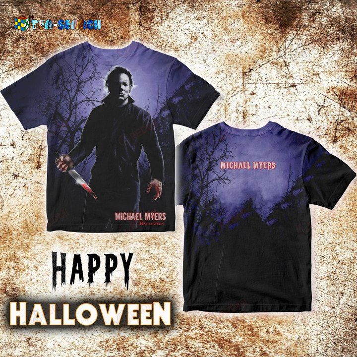 Mychael Myers Halloween All Over Print Shirt Style 1 - Cutting dash
