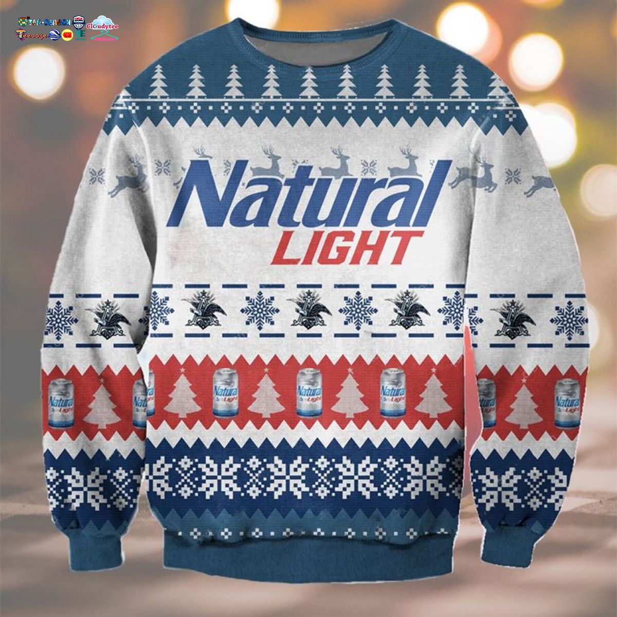 Natural Light Ver 2 Ugly Christmas Sweater