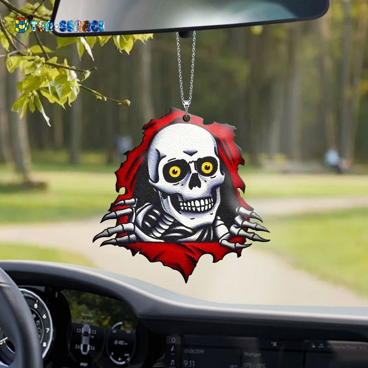 Naughty Skull Hanging Ornament - Rocking picture