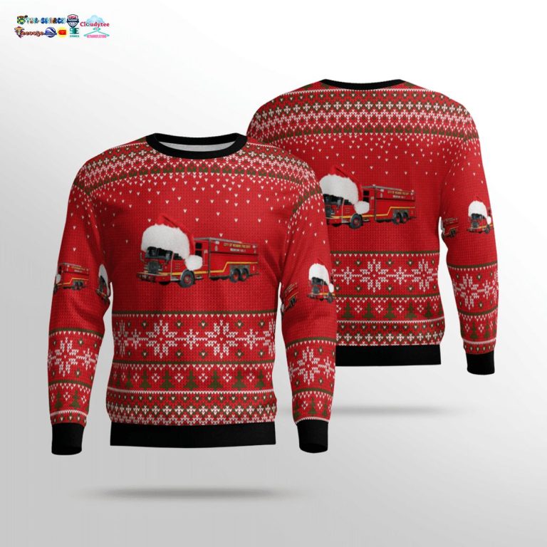 New Jersey Newark Fire Division 3D Christmas Sweater - Good one dear