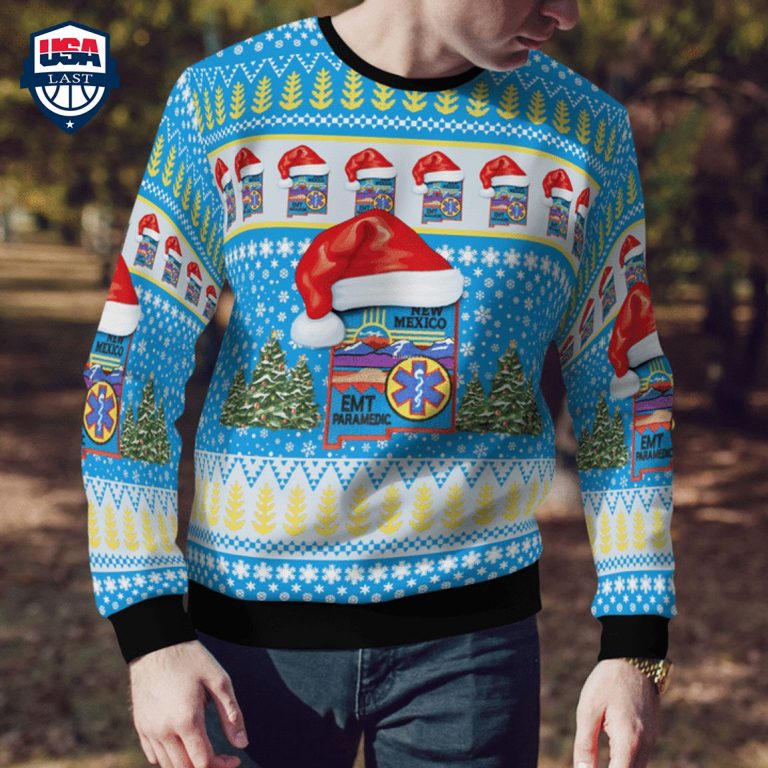 New Mexico EMT 3D Christmas Sweater - Cuteness overloaded