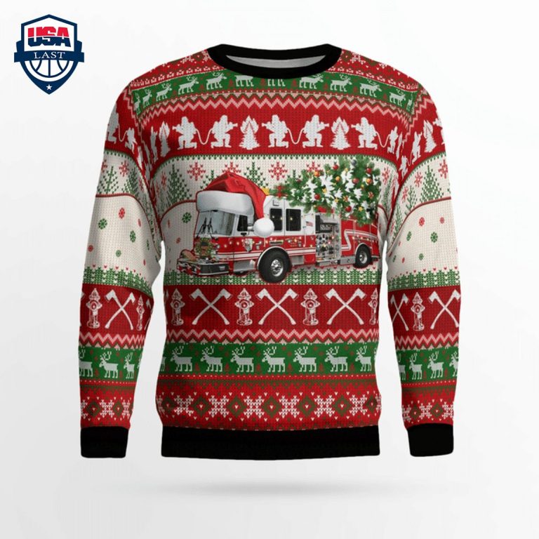 New York Nanuet Fire Department 3D Christmas Sweater - Mesmerising