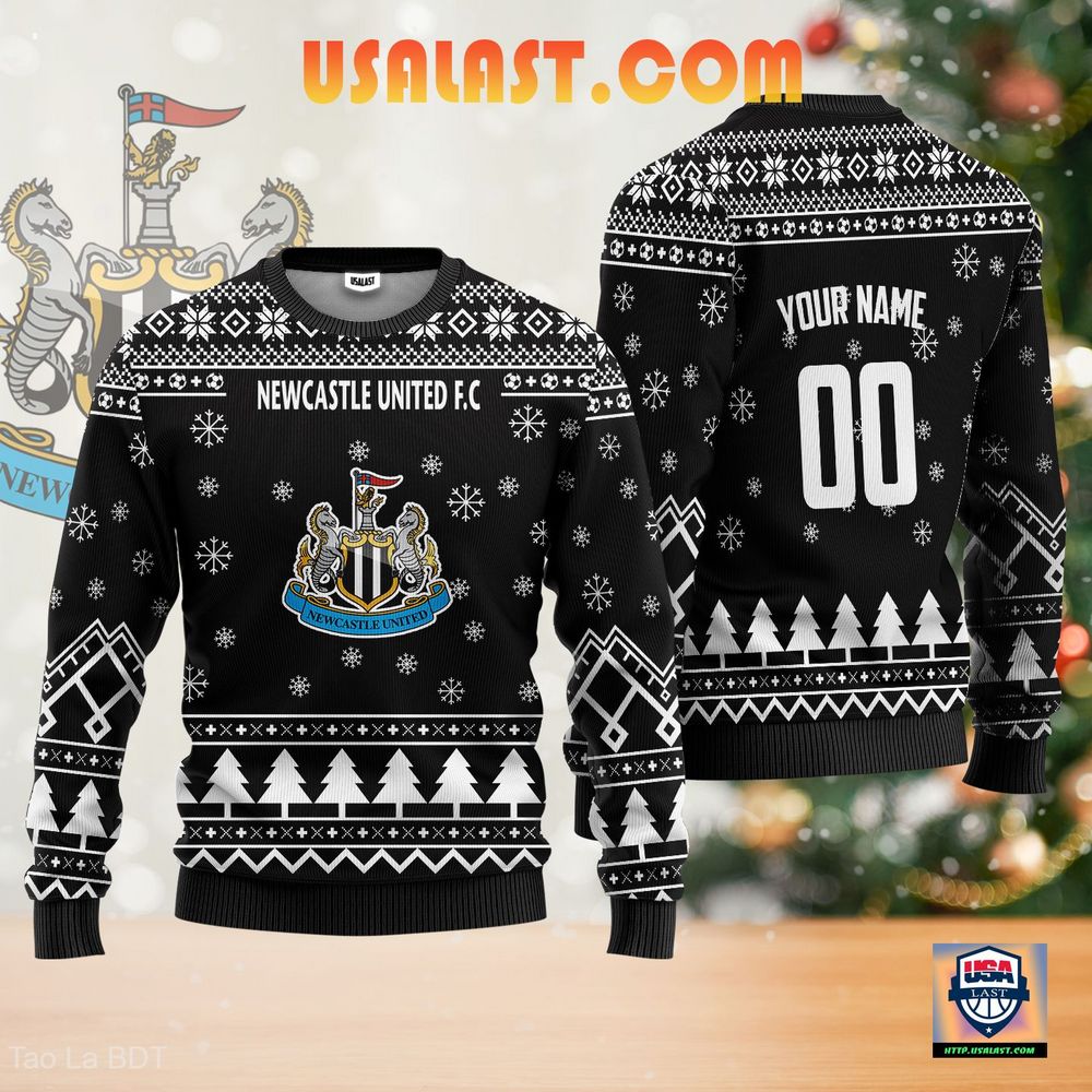 Newcastle United F.C Black Ugly Sweater – Usalast