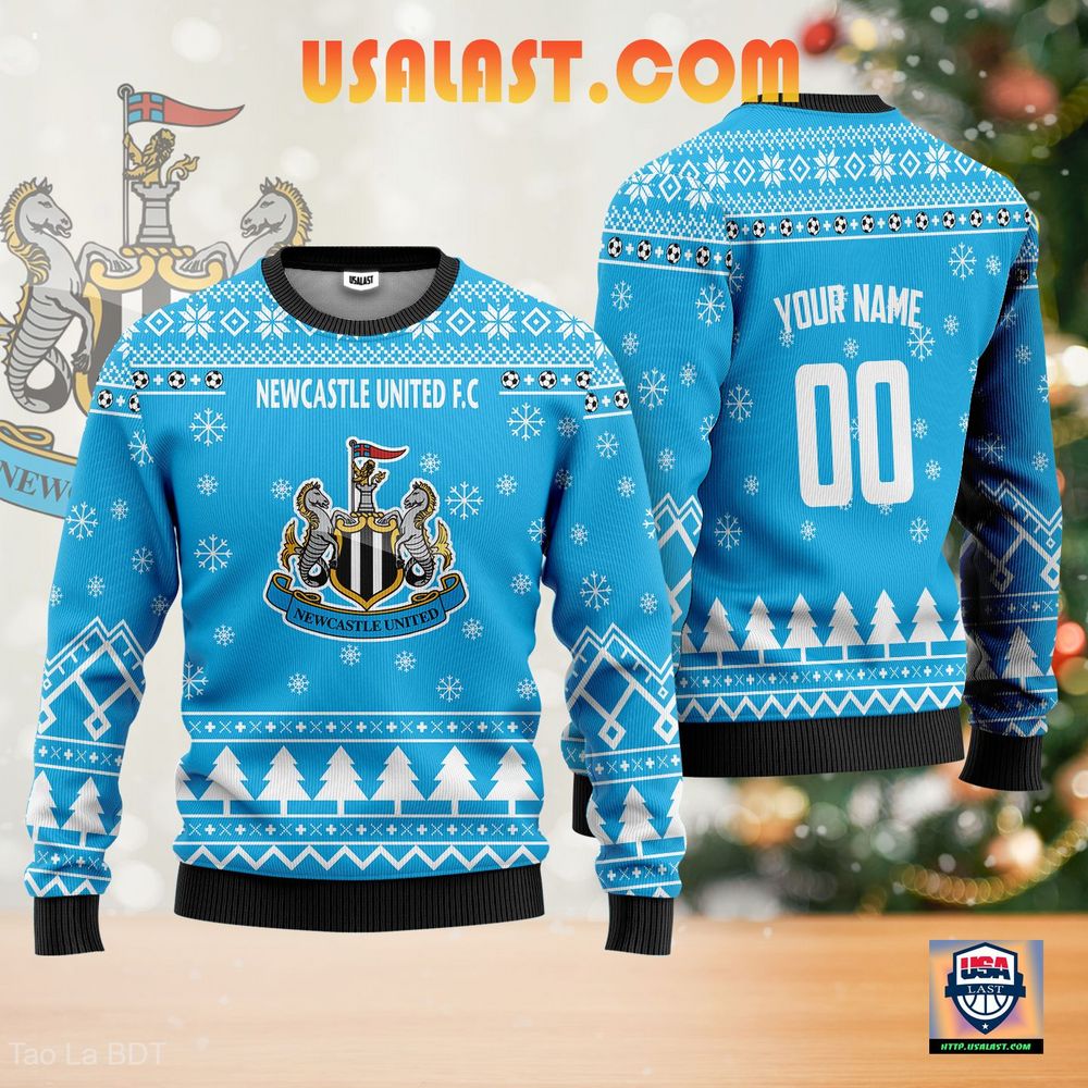 Newcastle United F.C Blue Ugly Sweater – Usalast