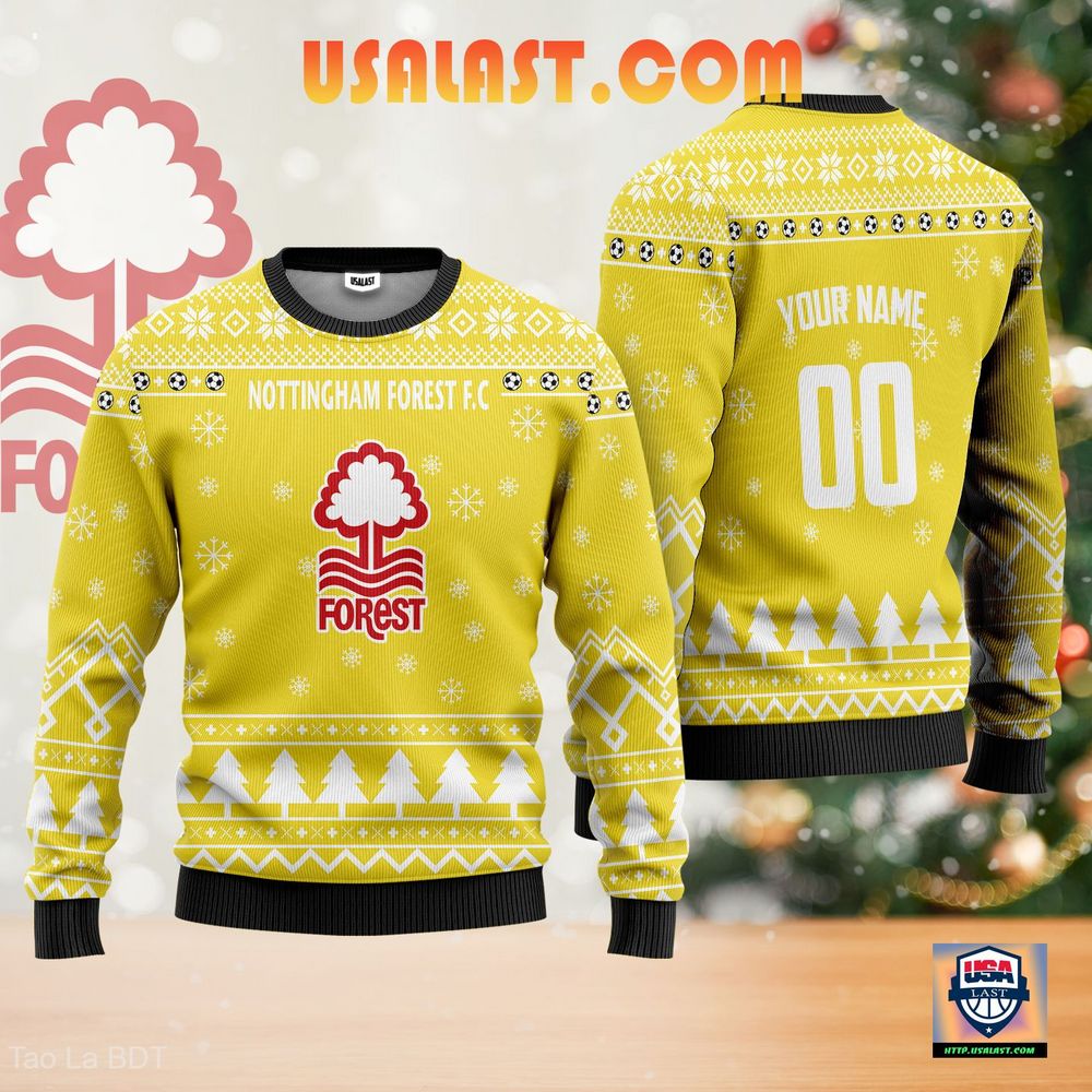 Nottingham Forest F.C Yellow Ugly Sweater – Usalast