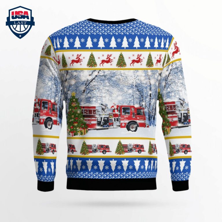 Ohio Neffs Fire Department 3D Christmas Sweater - My friends!
