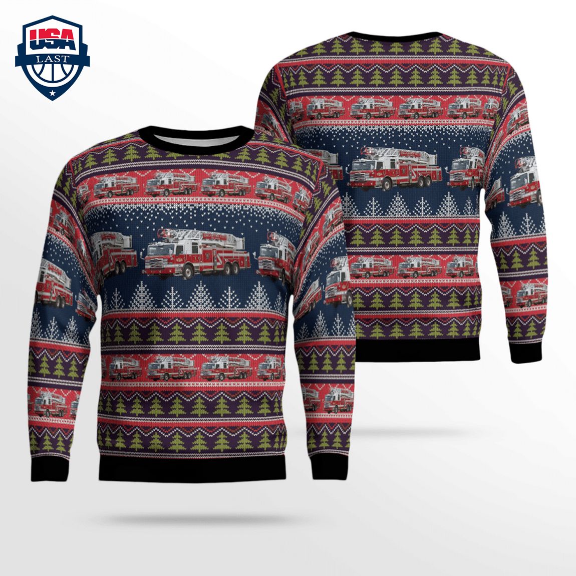 Oklahoma City Fire Department 3D Christmas Sweater – Saleoff