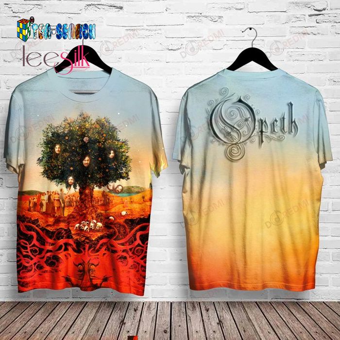 Opeth Band Heritage Album 3D T-Shirt - Cutting dash