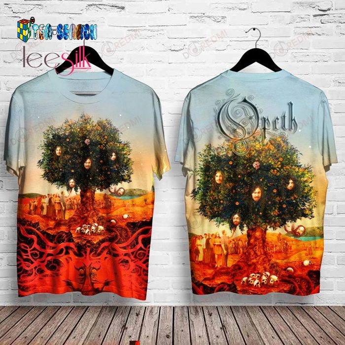 Opeth Band Heritage All Over Print Shirt – Usalast