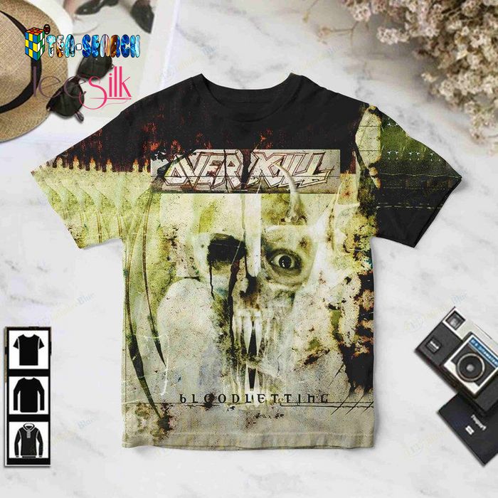 Overkill Thrash Metal Band Bloodletting 3D Shirt – Usalast