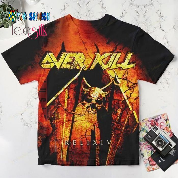 Overkill Thrash Metal Band ReliXIV 3D Shirt – Usalast