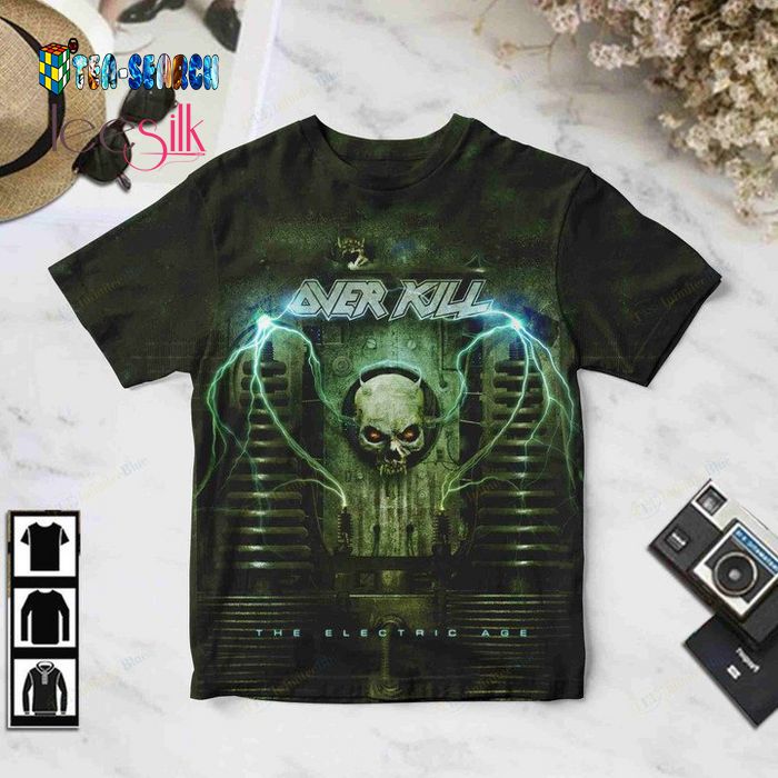 Overkill Thrash Metal Band The Electric Age 3D Shirt – Usalast