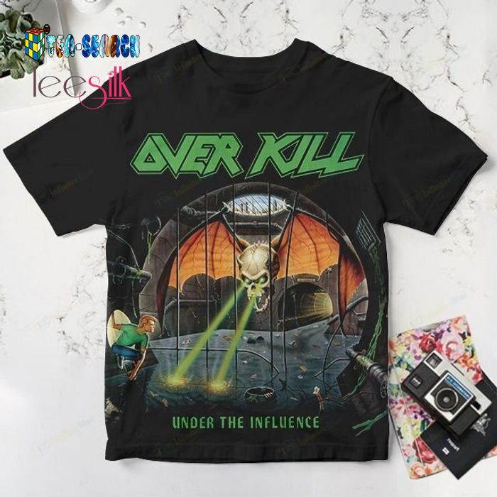 Overkill Thrash Metal Band Under the Influence 3D Shirt - Beauty queen