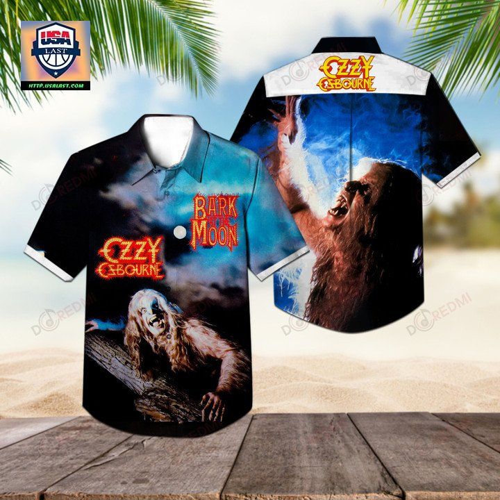 Ozzy Osbourne Bark at the Moon Album Cover Hawaiian Shirt – Usalast