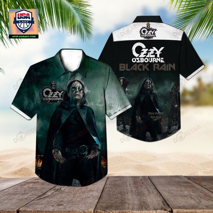 Ozzy Osbourne Black Rain 2007 Album Hawaiian Shirt – Usalast