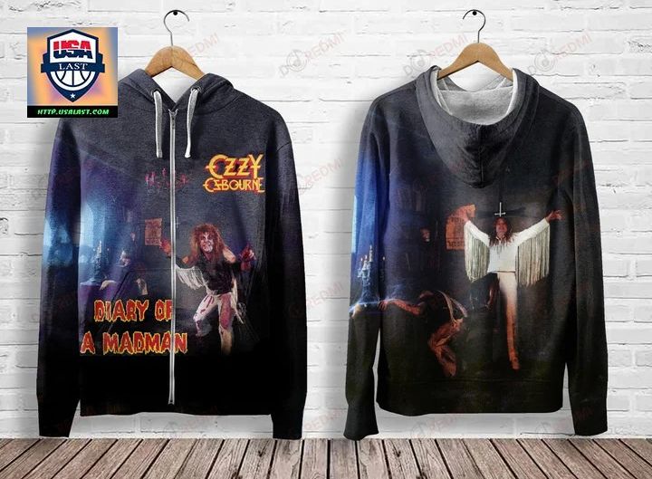 Ozzy Osbourne Diary of a Madman Album Cover 3D Hoodie – Usalast