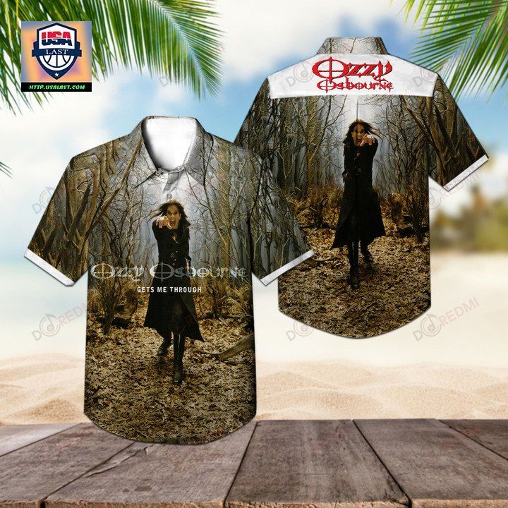 Ozzy Osbourne Gets Me Though 3D Hawaiian Shirt - Generous look