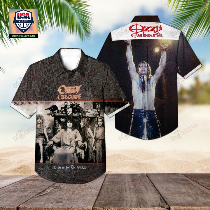 Ozzy Osbourne No Rest for the Wicked 1988 Album Hawaiian Shirt – Usalast