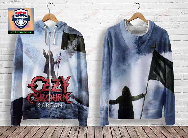 Ozzy Osbourne Scream Album Cover 3D Hoodie - Good look mam