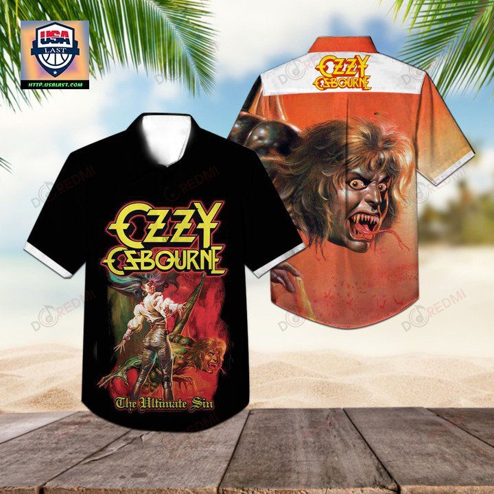 Ozzy Osbourne The Ultimate Sin 1986 Album Hawaiian Shirt - Best click of yours