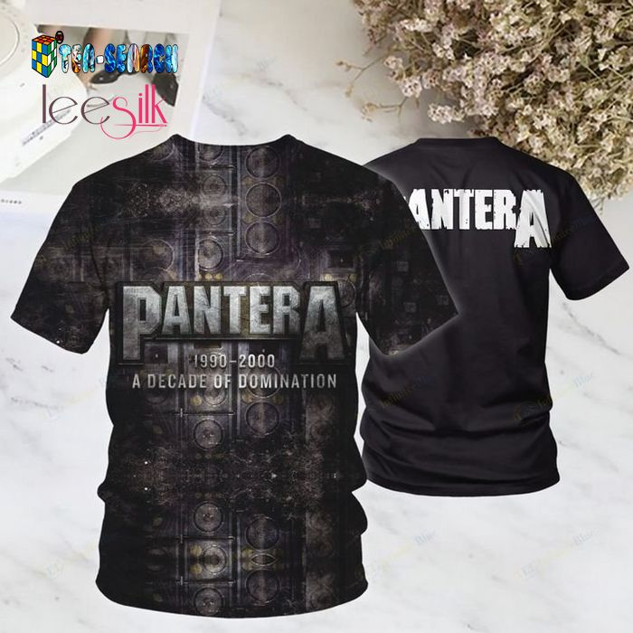 Pantera Band 1990-2000 A Decade of Domination 3D T-Shirt – Usalast