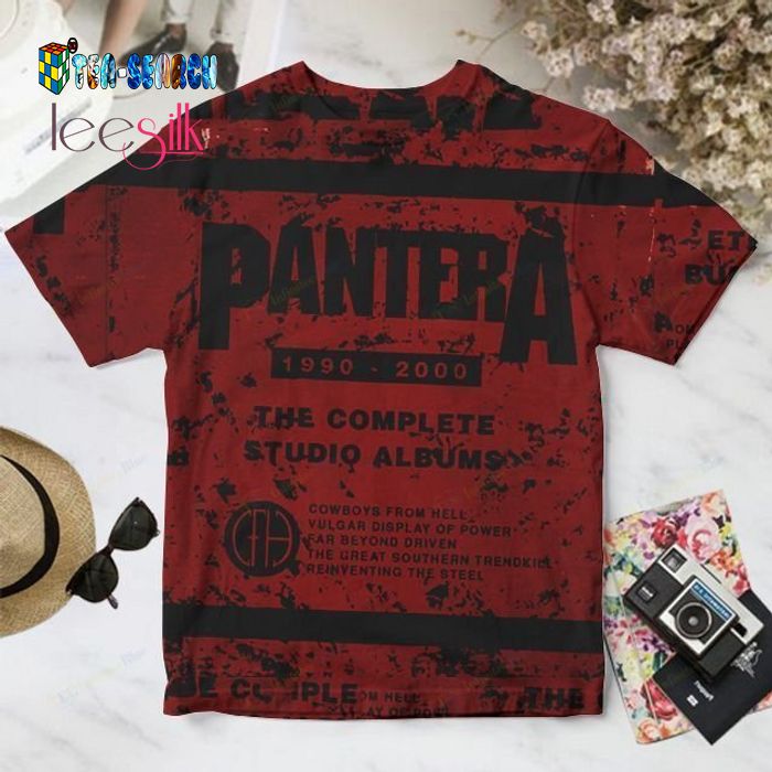 Pantera Band Complete Studio Albums 1990-2000 3D T-Shirt – Usalast